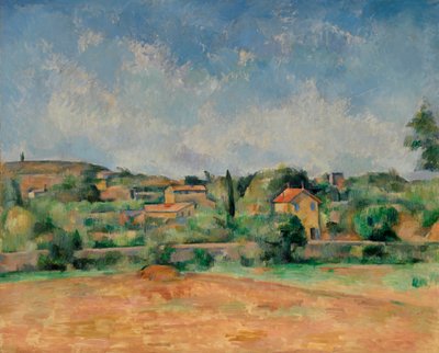 La pianura di Bellevue, o La terra rossa, 1890-92 da Paul Cézanne